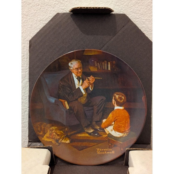 Norman Rockwell Other - Norman Rockwell "The Tycoon" Heritage Collection COA